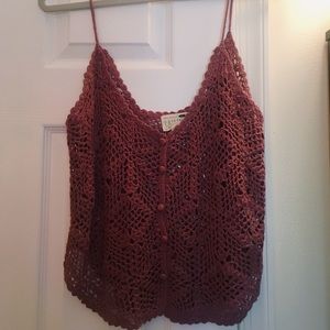 Brandy Melville crotchet festival top